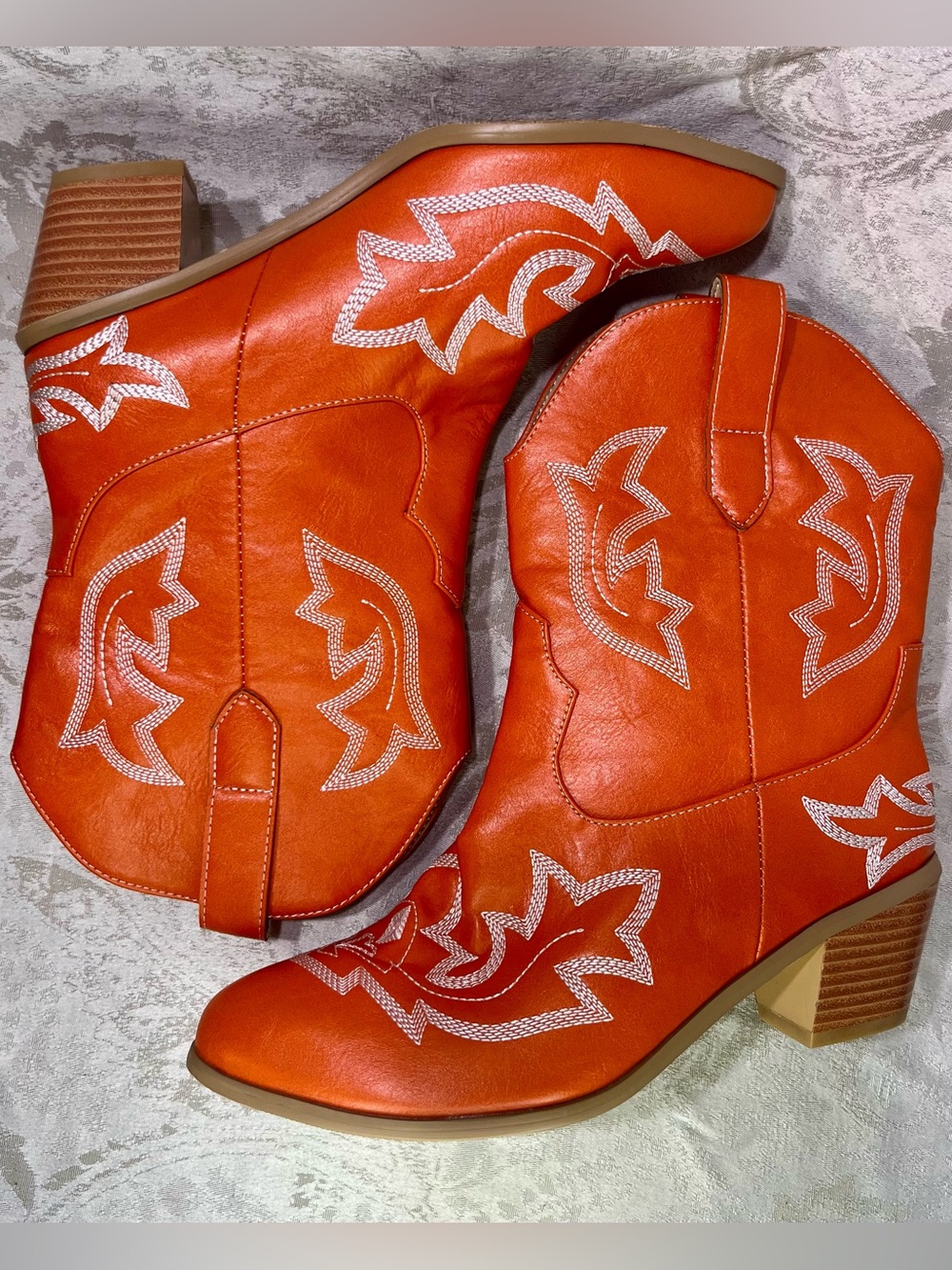 Embroidered Western Ankle Boot - Picture 1 of 10